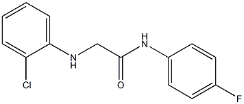 2-[(2-chlorophenyl)amino]-N-(4-fluorophenyl)acetamide