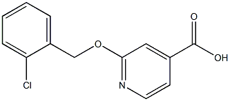2-[(2-chlorophenyl)methoxy]pyridine-4-carboxylic acid