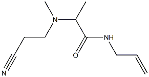 2-[(2-cyanoethyl)(methyl)amino]-N-(prop-2-en-1-yl)propanamide