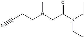 2-[(2-cyanoethyl)(methyl)amino]-N,N-diethylacetamide
