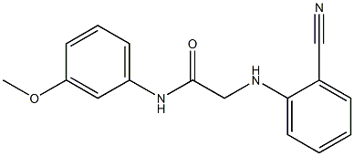 2-[(2-cyanophenyl)amino]-N-(3-methoxyphenyl)acetamide