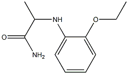 2-[(2-ethoxyphenyl)amino]propanamide,,结构式