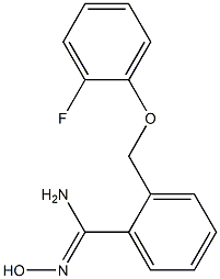  2-[(2-fluorophenoxy)methyl]-N'-hydroxybenzenecarboximidamide