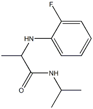 2-[(2-fluorophenyl)amino]-N-(propan-2-yl)propanamide|