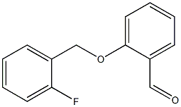 2-[(2-fluorophenyl)methoxy]benzaldehyde Structure