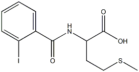 2-[(2-iodobenzoyl)amino]-4-(methylthio)butanoic acid Structure