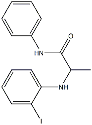 2-[(2-iodophenyl)amino]-N-phenylpropanamide