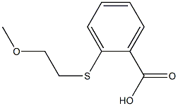 2-[(2-methoxyethyl)sulfanyl]benzoic acid