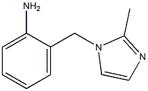 2-[(2-methyl-1H-imidazol-1-yl)methyl]aniline Struktur