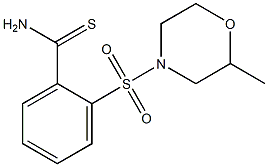 2-[(2-methylmorpholine-4-)sulfonyl]benzene-1-carbothioamide