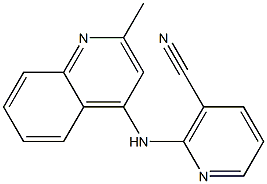 2-[(2-methylquinolin-4-yl)amino]nicotinonitrile Structure