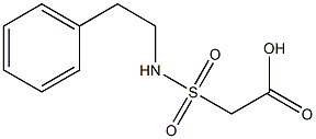 2-[(2-phenylethyl)sulfamoyl]acetic acid,,结构式