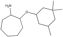 2-[(3,3,5-trimethylcyclohexyl)oxy]cycloheptan-1-amine Structure