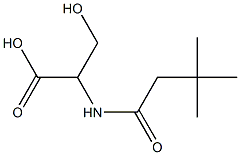 2-[(3,3-dimethylbutanoyl)amino]-3-hydroxypropanoic acid