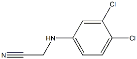 2-[(3,4-dichlorophenyl)amino]acetonitrile Structure