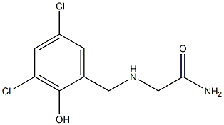 2-[(3,5-dichloro-2-hydroxybenzyl)amino]acetamide Structure