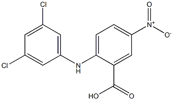 2-[(3,5-dichlorophenyl)amino]-5-nitrobenzoic acid Structure