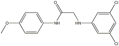 2-[(3,5-dichlorophenyl)amino]-N-(4-methoxyphenyl)acetamide