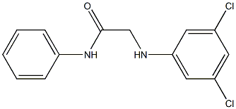 2-[(3,5-dichlorophenyl)amino]-N-phenylacetamide 化学構造式