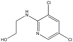 2-[(3,5-dichloropyridin-2-yl)amino]ethan-1-ol 化学構造式