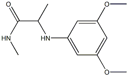 2-[(3,5-dimethoxyphenyl)amino]-N-methylpropanamide