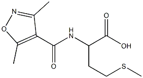 2-[(3,5-dimethyl-1,2-oxazol-4-yl)formamido]-4-(methylsulfanyl)butanoic acid