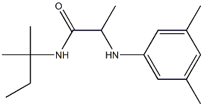 2-[(3,5-dimethylphenyl)amino]-N-(2-methylbutan-2-yl)propanamide