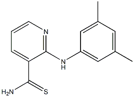 2-[(3,5-dimethylphenyl)amino]pyridine-3-carbothioamide 结构式