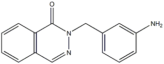 2-[(3-aminophenyl)methyl]-1,2-dihydrophthalazin-1-one Structure