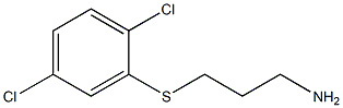 2-[(3-aminopropyl)sulfanyl]-1,4-dichlorobenzene 结构式