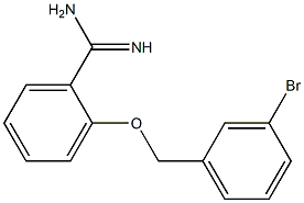 2-[(3-bromobenzyl)oxy]benzenecarboximidamide Structure