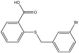 2-[(3-bromobenzyl)thio]benzoic acid|