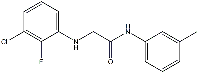 2-[(3-chloro-2-fluorophenyl)amino]-N-(3-methylphenyl)acetamide