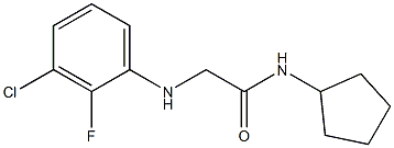  2-[(3-chloro-2-fluorophenyl)amino]-N-cyclopentylacetamide