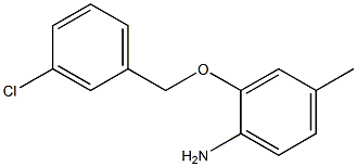 2-[(3-chlorophenyl)methoxy]-4-methylaniline|