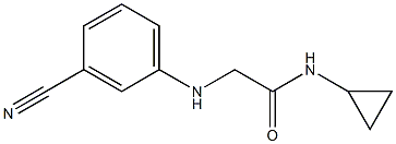 2-[(3-cyanophenyl)amino]-N-cyclopropylacetamide