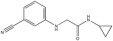  2-[(3-cyanophenyl)amino]-N-cyclopropylacetamide