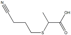 2-[(3-cyanopropyl)thio]propanoic acid