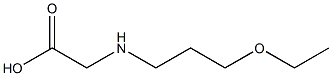 2-[(3-ethoxypropyl)amino]acetic acid,,结构式