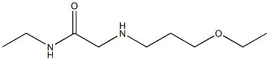 2-[(3-ethoxypropyl)amino]-N-ethylacetamide 结构式