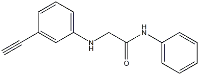 2-[(3-ethynylphenyl)amino]-N-phenylacetamide