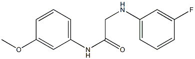  2-[(3-fluorophenyl)amino]-N-(3-methoxyphenyl)acetamide