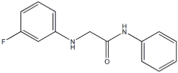 2-[(3-fluorophenyl)amino]-N-phenylacetamide