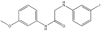  2-[(3-iodophenyl)amino]-N-(3-methoxyphenyl)acetamide