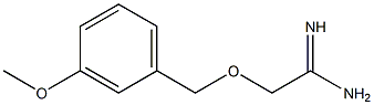 2-[(3-methoxybenzyl)oxy]ethanimidamide,,结构式