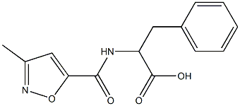 2-[(3-methyl-1,2-oxazol-5-yl)formamido]-3-phenylpropanoic acid Structure