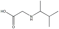 2-[(3-methylbutan-2-yl)amino]acetic acid,,结构式