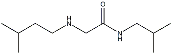 2-[(3-methylbutyl)amino]-N-(2-methylpropyl)acetamide Structure