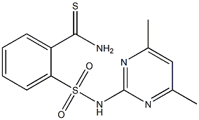 2-[(4,6-dimethylpyrimidin-2-yl)sulfamoyl]benzene-1-carbothioamide