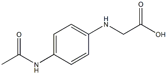 2-[(4-acetamidophenyl)amino]acetic acid|